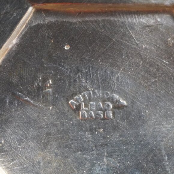 Pair of Vintage Silver Tone Art Deco Candle Holders 1930's Candle Stick Holders - Picture 16 of 16